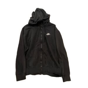 Nike Black Zip Up Hoodie Mens M